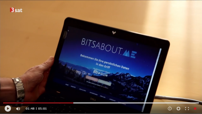 Press and Media: BitsaboutMe on 3sat
